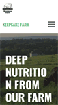 Mobile Screenshot of keepsakefarm.com